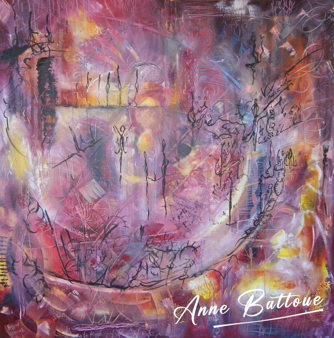 CARNAVAL-D-AMES-60X60CM-2012-TABLEAU-HD-ANNE-BATTOUE-ARTISTE-PEINTRE-FRANCE